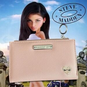 Steve Madden Blush Wallet with Heart Accent